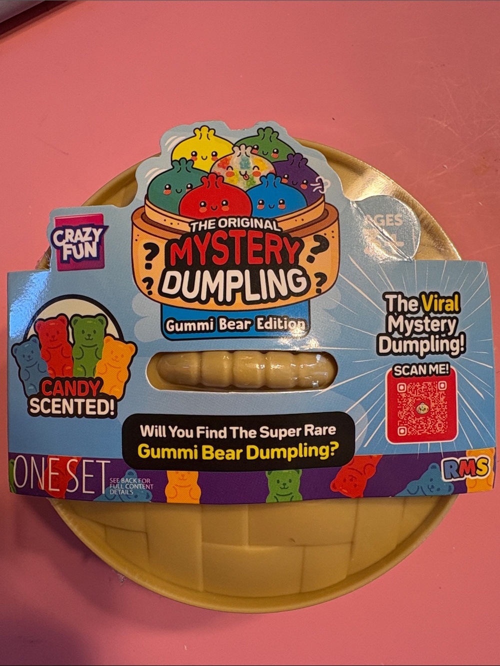 RMS The Original Mystery Dumpling Gummi Bear Edition Candy Scented Viral Squishy